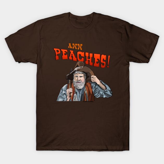 Gus Chiggins- Aww Peaches T-Shirt by FanboyMuseum